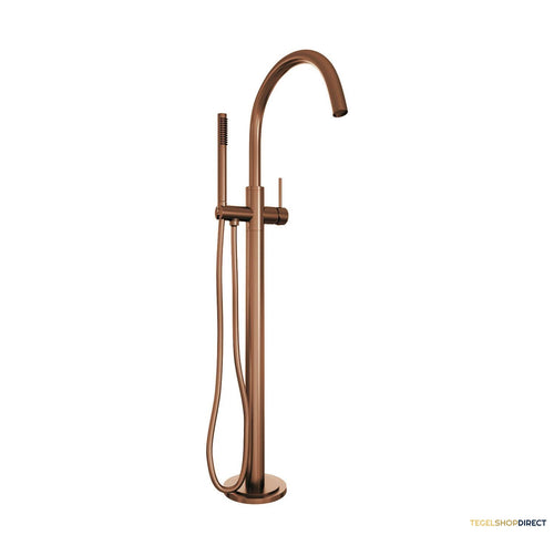 Vrijstaande Badkraan Brauer Copper Met Handdouche Staafmodel Koper
