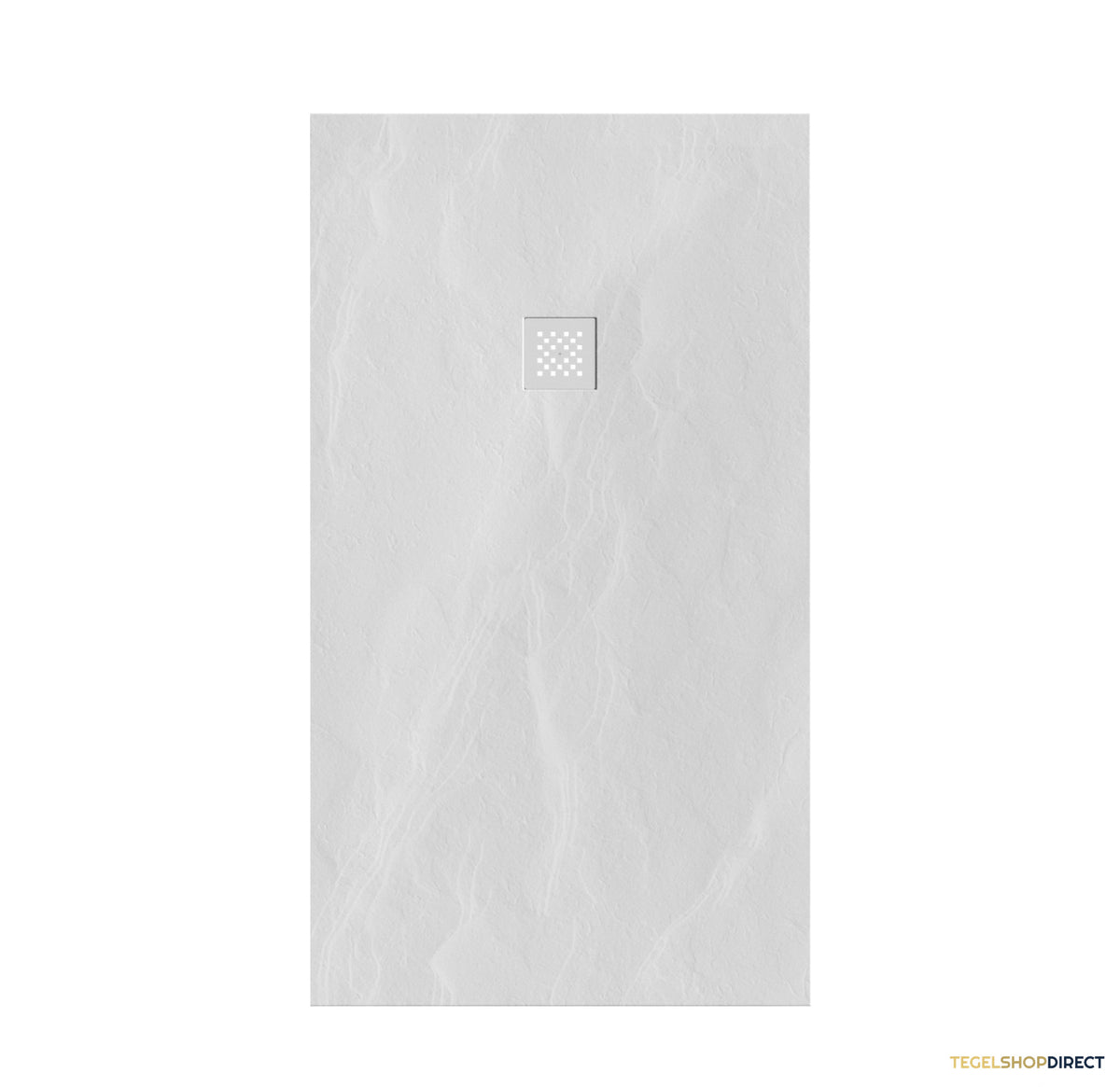 BRAUER Douchebak Asteroid 90x160 incl. antislip en antibacterieel mineraalmarmer mat wit – afbeelding 2