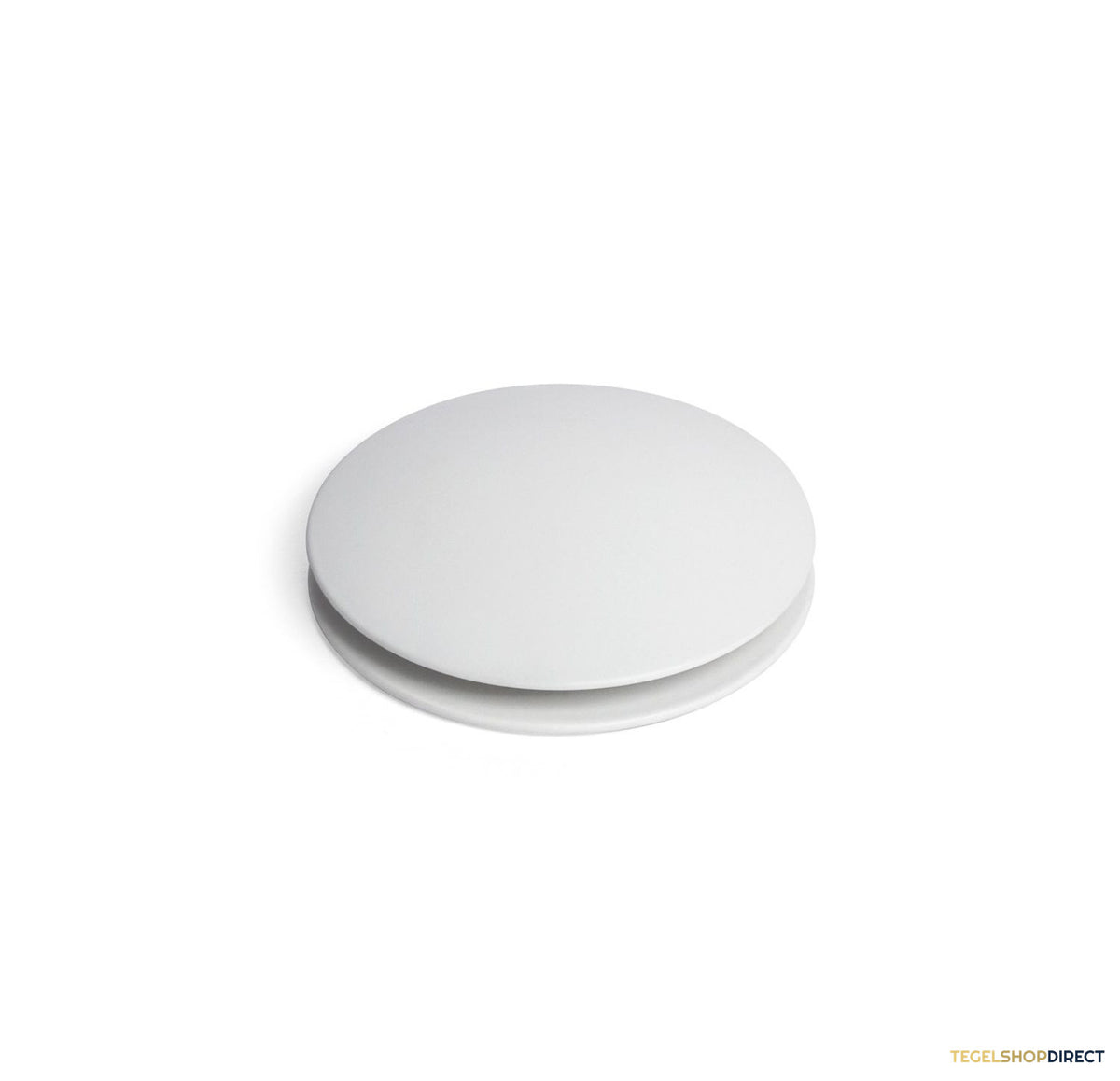 Klikwaste Brauer Afvoerplug Fine Stone Binnenwerk 5/4 Mat Wit – afbeelding 3