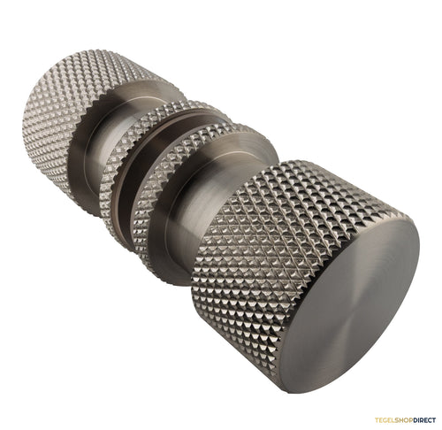 BRAUER Handgreep enkelpunts model B Carving tbv glazen deuren PVD RVS-kleurig geborsteld