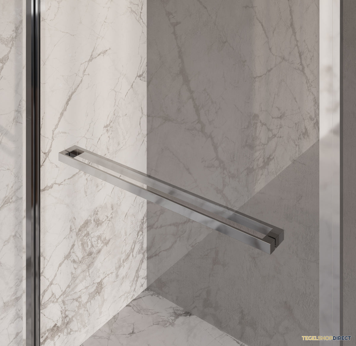 BRAUER Luminis Douchecabine 3-Delig Naar Binnen Draaiend 120x90x200 Omkeerbaar Helder Glas Incl. Glascoating Chroom – afbeelding 4