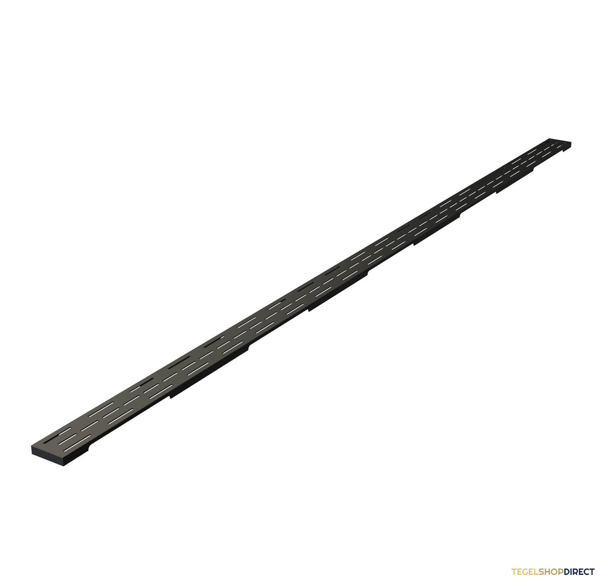 Douchegootrooster Brauer StanGrid Zwart Standaard tbv Douchegoot STD/W/PS 200x7 cm