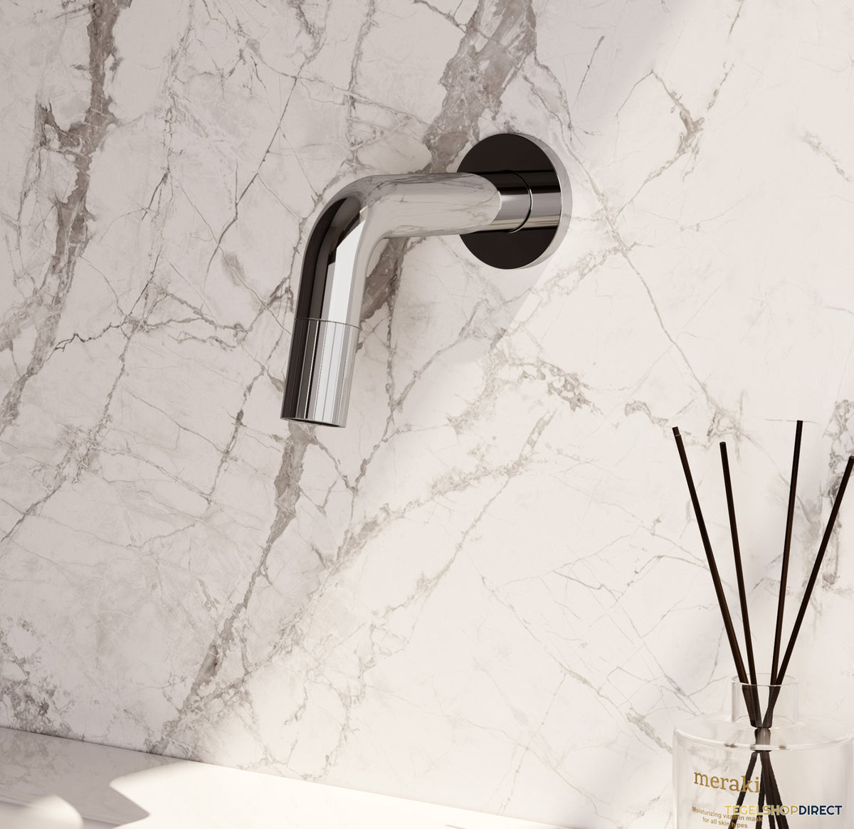 Brauer Stripe inbouw fonteinkraan inkortbaar chroom – afbeelding 2