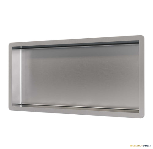 Inbouwnis Brauer Box Met Flens 30x60cm Geborsteld RVS