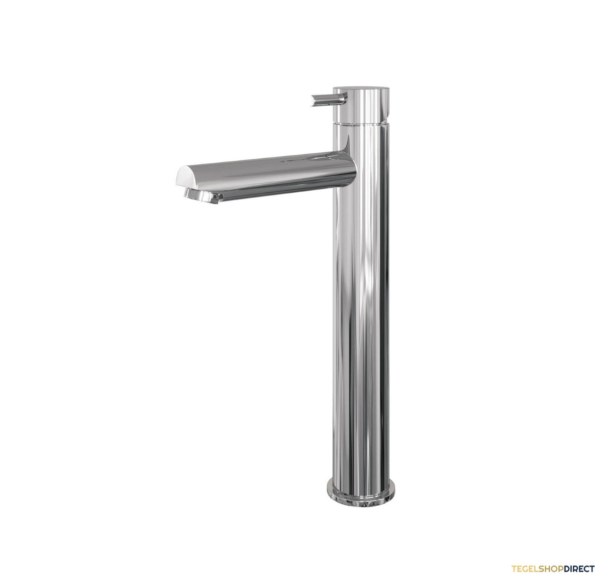 Wastafelmengkraan Brauer Chrome Edition Coldstart Opbouw Hoog Korte Ronde Hendel Chroom – afbeelding 2