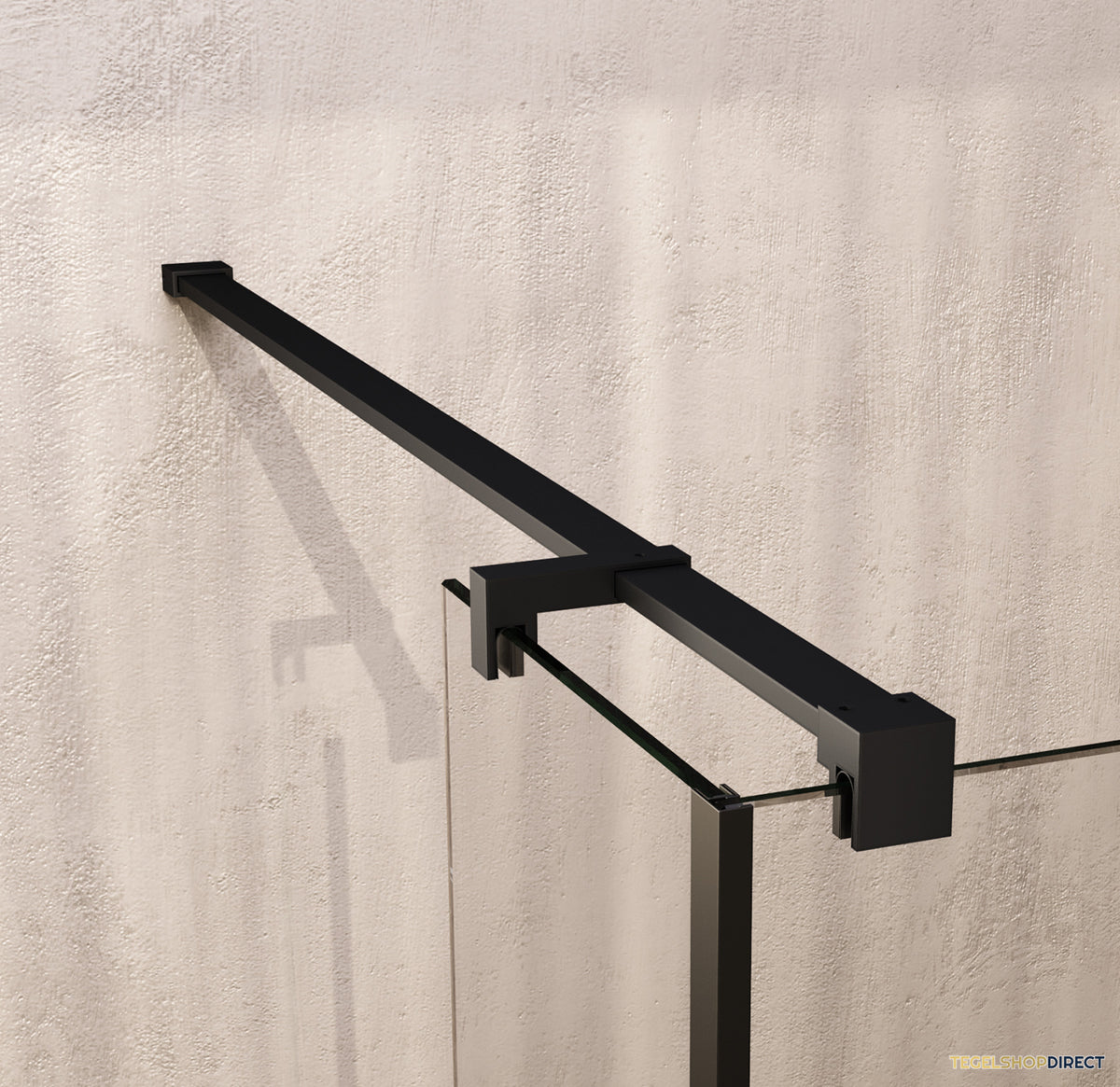 BRAUER Oblivion inloopdouche helder glas 120x200 met zijwand 30 incl. glascoating mat zwart – afbeelding 4