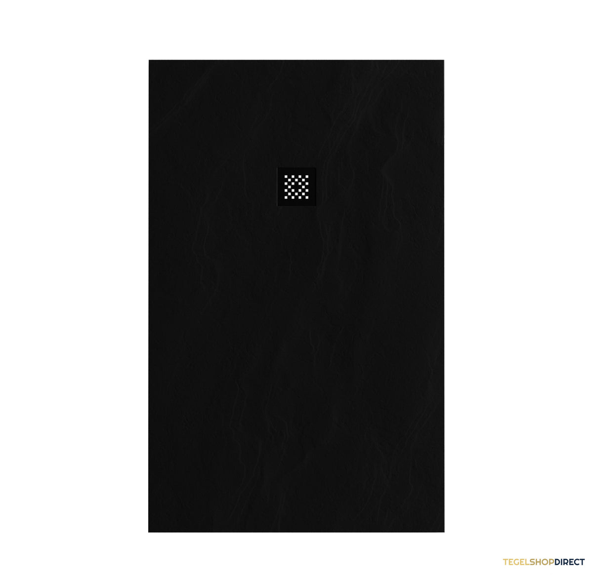 BRAUER Douchebak Asteroid 100x160 incl. antislip en antibacterieel mineraalmarmer mat zwart – afbeelding 2