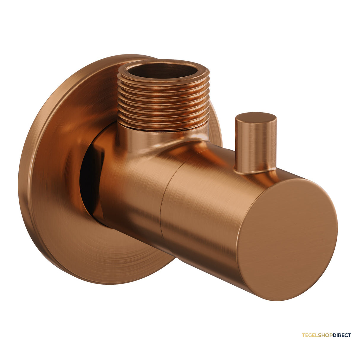 Hoekstopkraan Brauer Copper Edition Compleet Met Slang Koper Geborsteld PVD