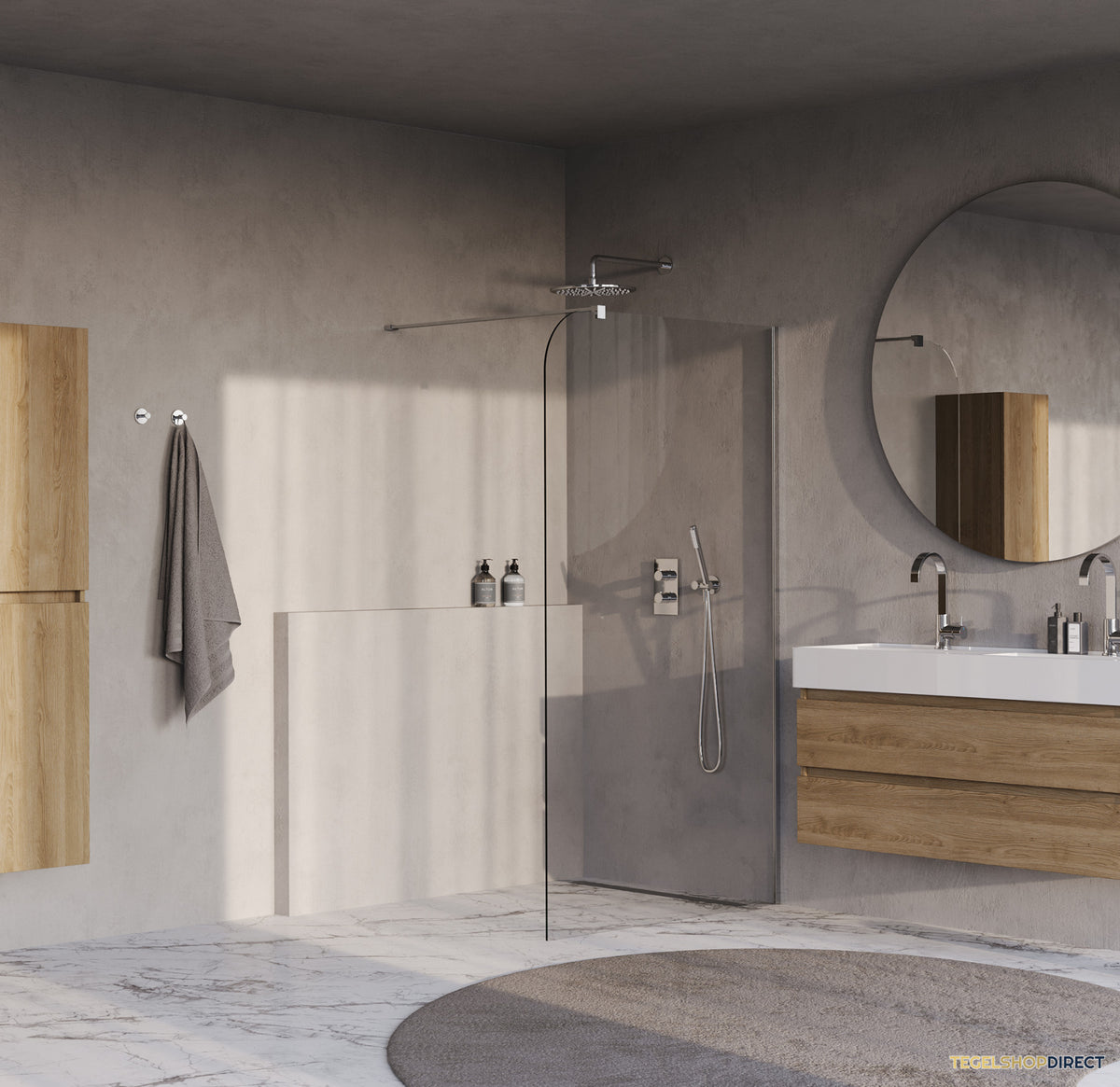 BRAUER Orion inloopdouche helder glas 120x200 incl. glascoating chroom – afbeelding 2