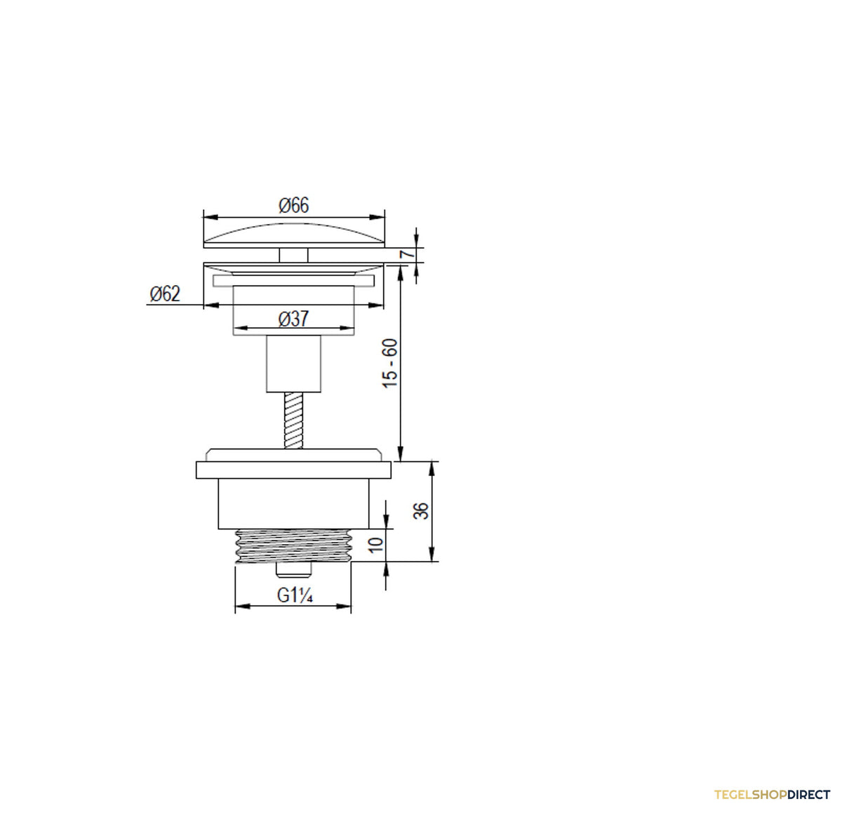 Waste Brauer Chrome Edition Always Open Chroom – afbeelding 2
