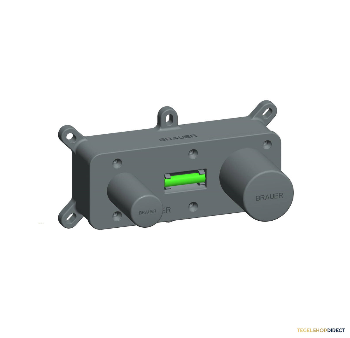 Inbouw Wastafelmengkraan Brauer Copper Edition Coldstart Gebogen Uitloop Ronde Hendel Rechts Geborsteld Koper PVD Met Rozetten – afbeelding 5