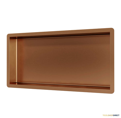 Inbouwnis Brauer Box Met Flens 30x60cm Roestvrijstaal Koper