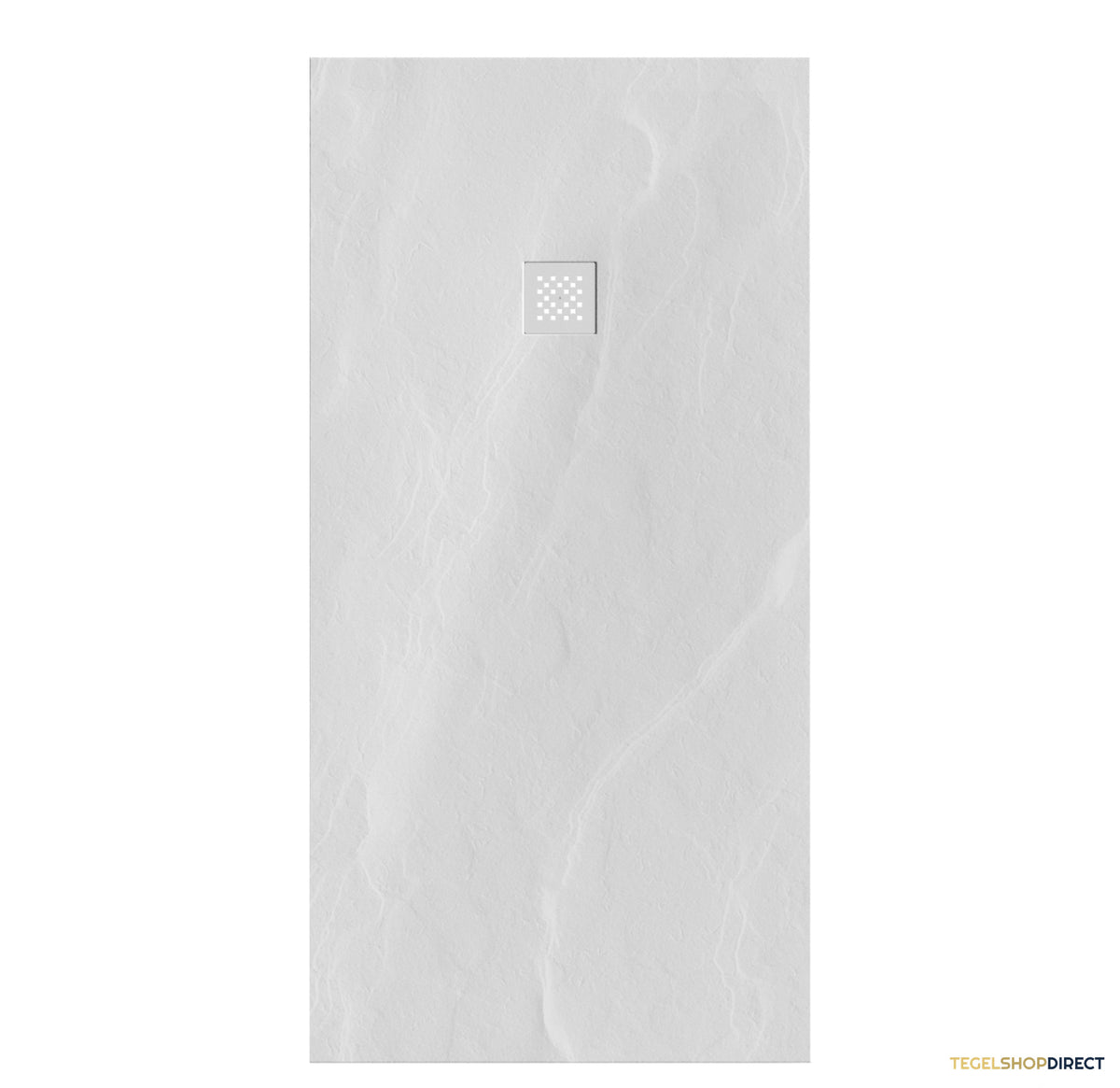 BRAUER Douchebak Asteroid 90x180 incl. antislip en antibacterieel mineraalmarmer mat wit – afbeelding 2