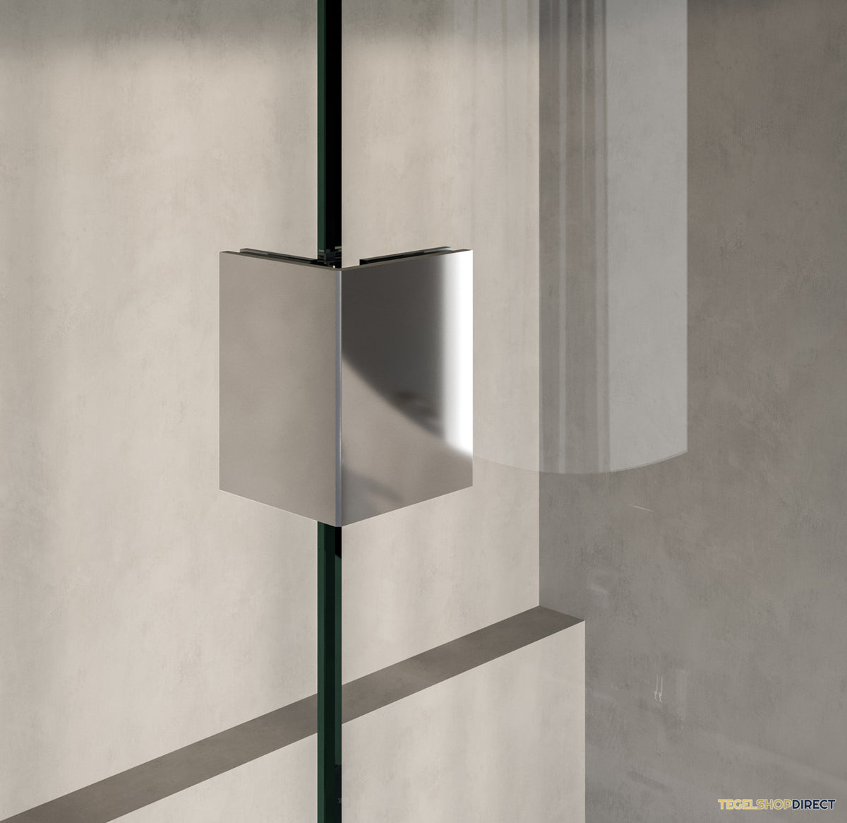 BRAUER Void inloopdouche helder glas 140x200 met 30 zijwand incl. glascoating chroom – afbeelding 5