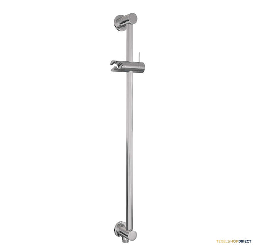 Glijstang Brauer Chrome Edition met Geïntegreerde Wandaansluitbocht Geborsteld Chroom