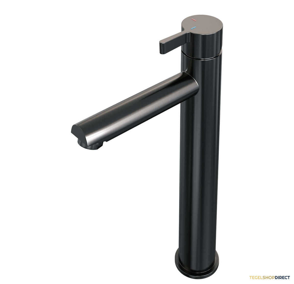 Wastafelmengkraan Brauer Gunmetal Edition Coldstart Opbouw Hoog Halfronde Hendel Geborsteld Gunmetal PVD