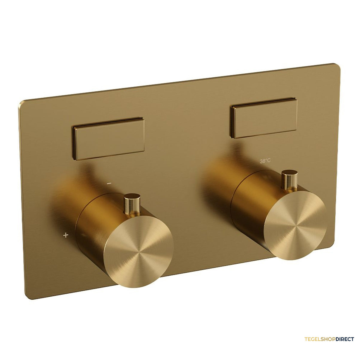 Thermostatische Inbouwdoucheset Brauer Gold Edition Recht Met Drukknoppen (Alle Opties) – afbeelding 3