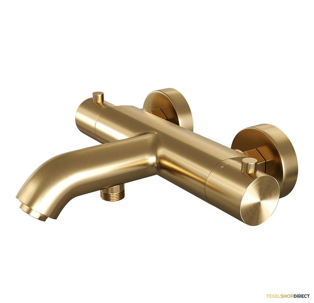 Opbouwset Bad- en Douchekraan Brauer Gold Edition Thermostatisch Met Glijstang Geborsteld Goud – afbeelding 3