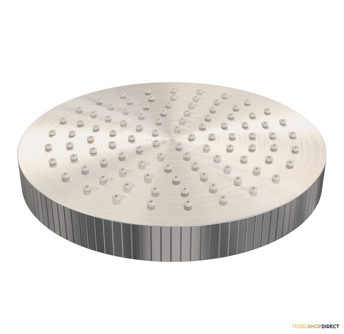 Brauer Stripe thermostatische inbouw regendouche 3-weg rechthoekig SET 14 met 25 cm douchekop en gebogen muurarm en staaf handdouche en doucheslang en wandaansluitbocht RVS-kleurig geborsteld PVD – afbeelding 7