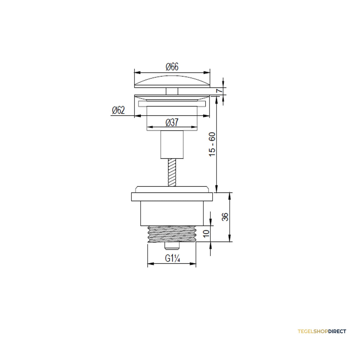 Waste Brauer Gunmetal Edition Always Open Geborsteld Gunmetal – afbeelding 2