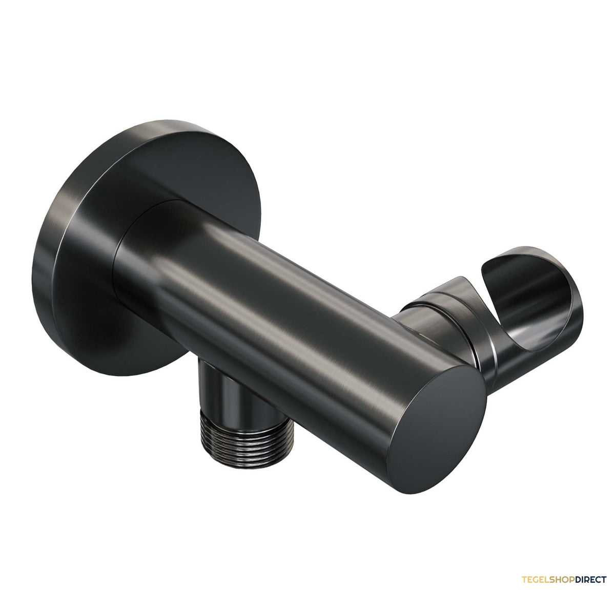 Inbouwthermostaatset Brauer Gunmetal Carving Incl 3 Standen Handdouche En Badafvoer Gunmetal – afbeelding 4