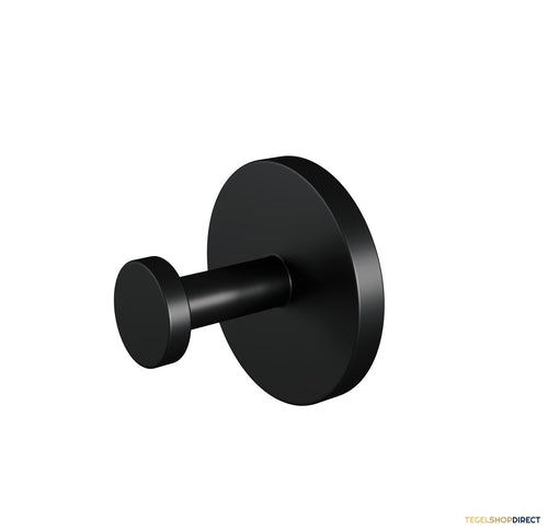 Handdoekhaak Brauer Black Wandmontage met PVD coating Mat Zwart