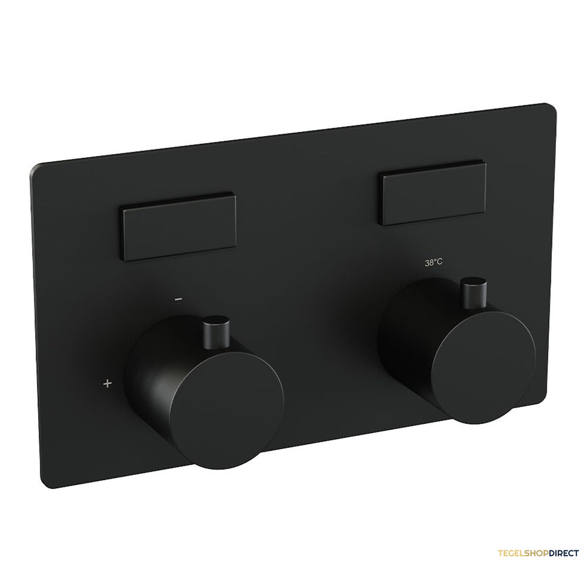 Thermostatische Inbouwdoucheset Brauer Black Edition Recht Met Drukknoppen (Alle Opties) – afbeelding 3