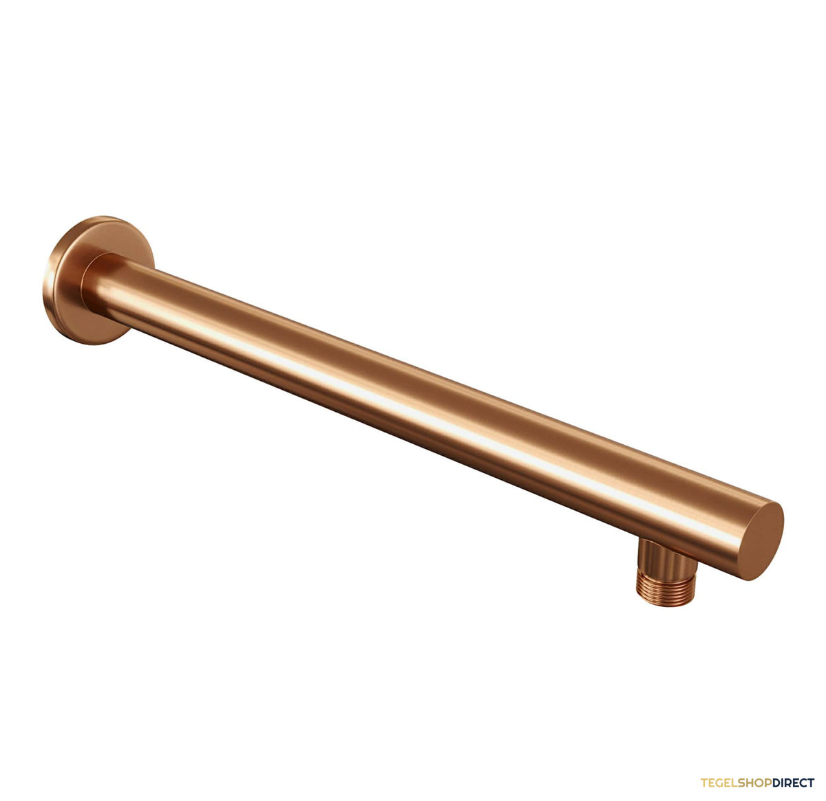 Brauer Stripe thermostatische inbouw regendouche SET 10 met 25 cm douchekop en rechte muurarm en 3-standen handdouche en doucheslang en geintegreerde glijstang koper geborsteld PVD – afbeelding 6
