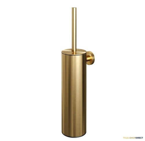 Toiletborstelset Brauer Gold Wandmontage met PVD coating Geborsteld Goud