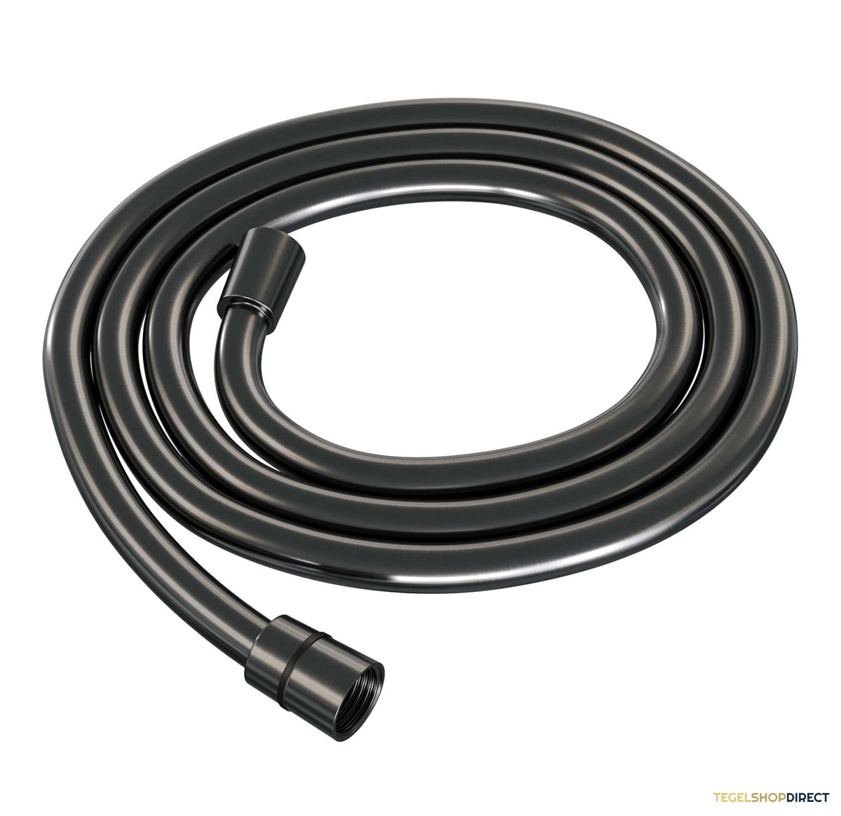 Brauer Stripe thermostatische inbouw badkraan SET 02 met badvulcombinatie en 3-standen handdouche en doucheslang en wandaansluitbocht gunmetal geborsteld PVD – afbeelding 6