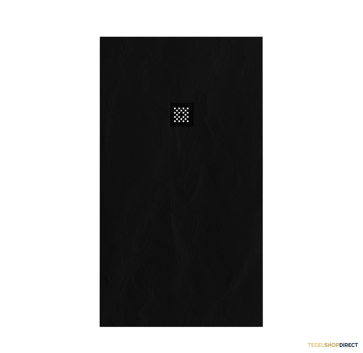 BRAUER Douchebak Asteroid 90x160 incl. antislip en antibacterieel mineraalmarmer mat zwart – afbeelding 2