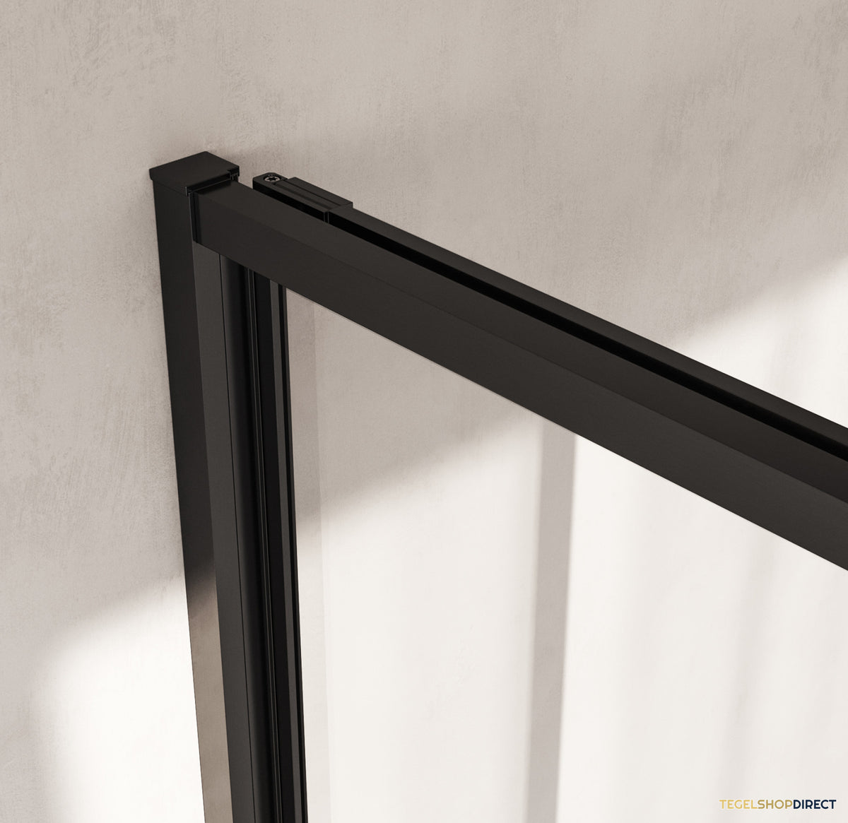 BRAUER Luminis Nisdeur Naar Binnen Draaiend 90x200 Omkeerbaar Helder Glas Incl. Glascoating PVD Gunmetal Geborsteld – afbeelding 3