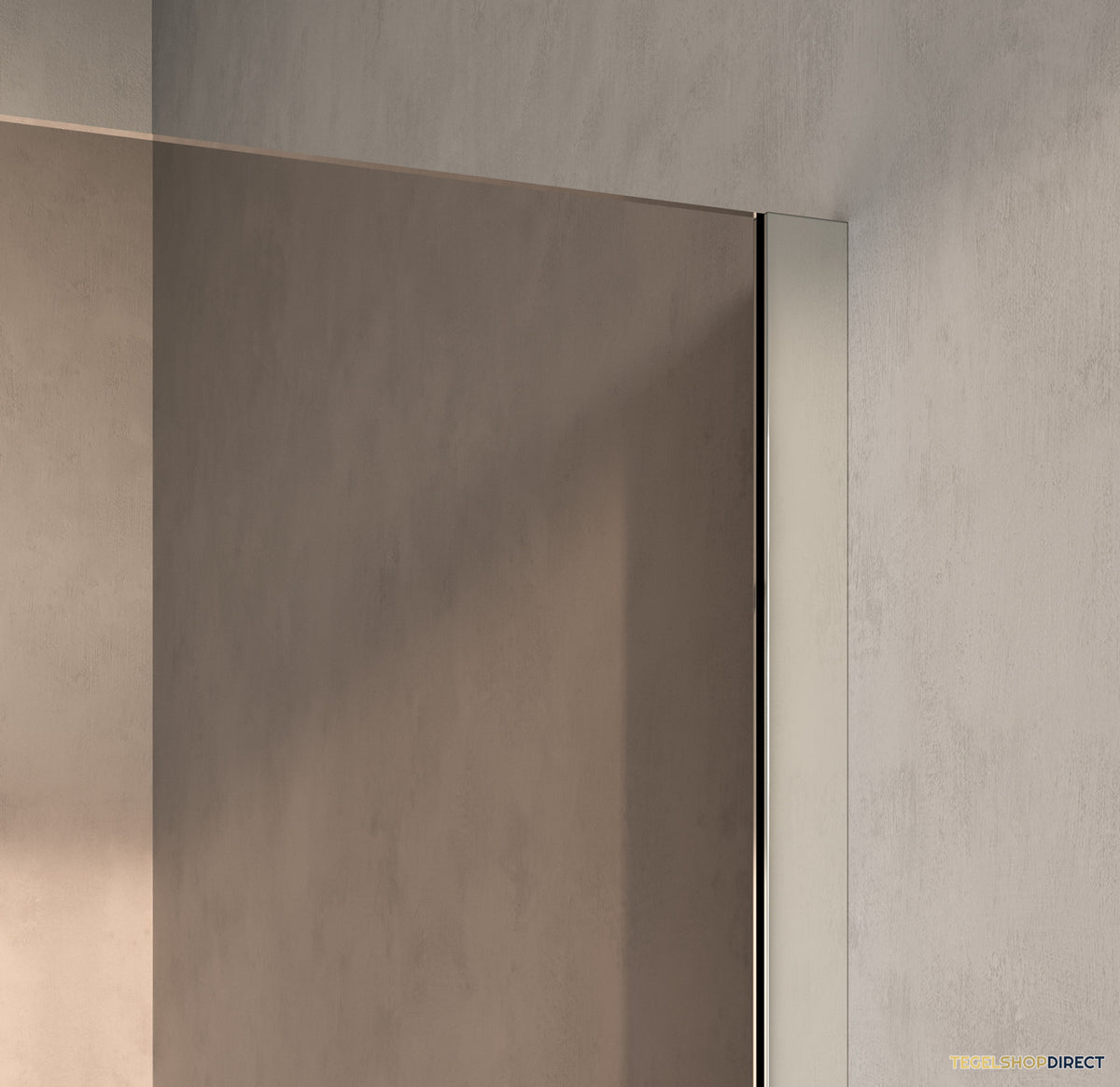 BRAUER Orion inloopdouche brons glas 100x200 incl. glascoating chroom – afbeelding 4