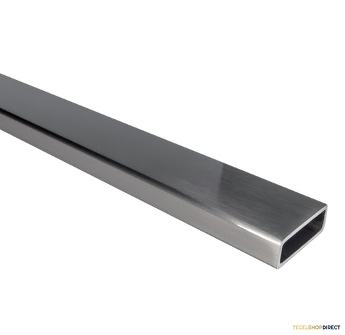 BRAUER Stabilisatiestang 120 Zonder Glasdeel, Wanddeel En T-Koppelstuk PVD RVS-Kleurig Geborsteld