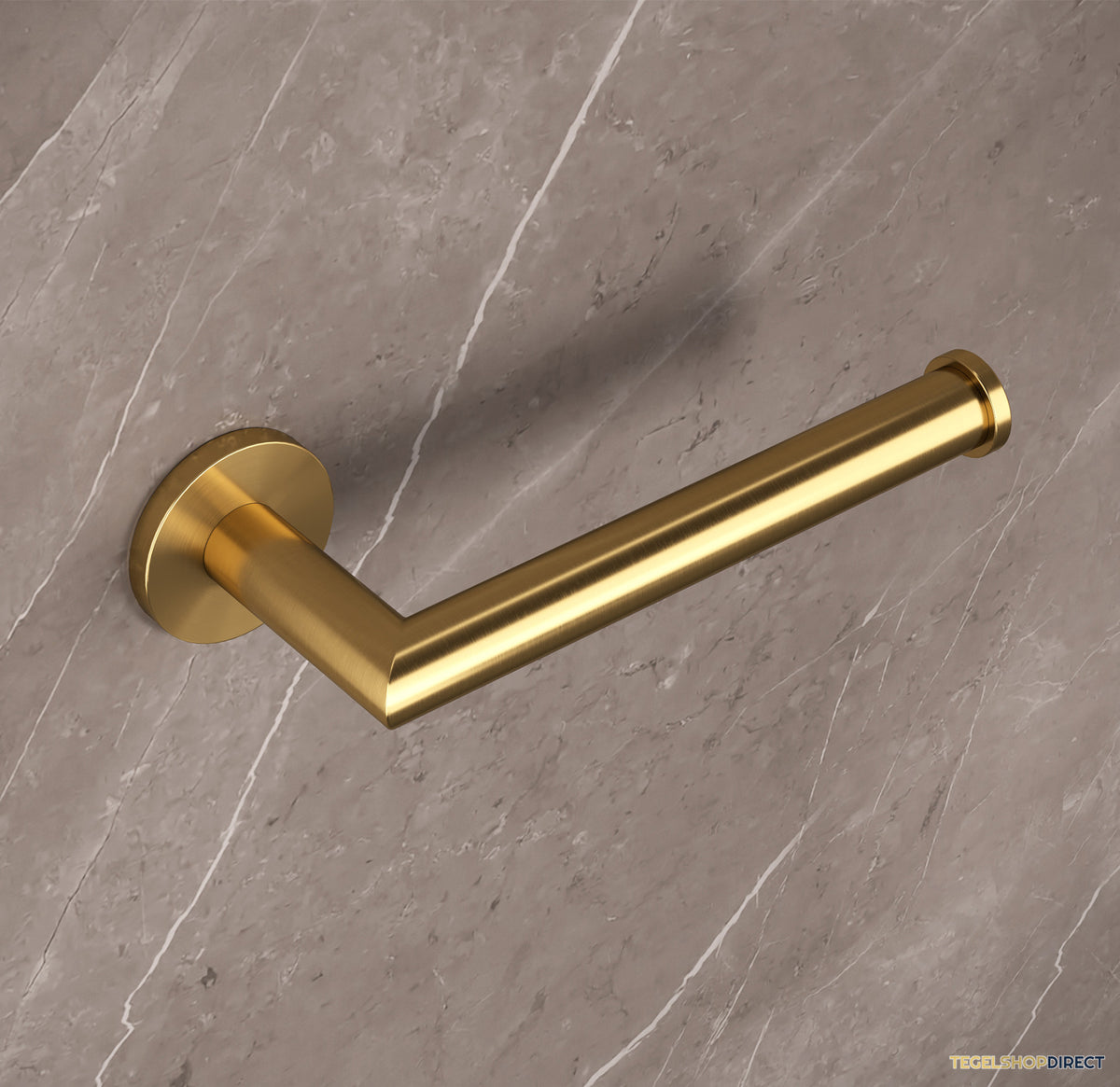 Toiletrolhouder Brauer Gold Wandmontage met PVD coating Geborsteld Goud – afbeelding 2
