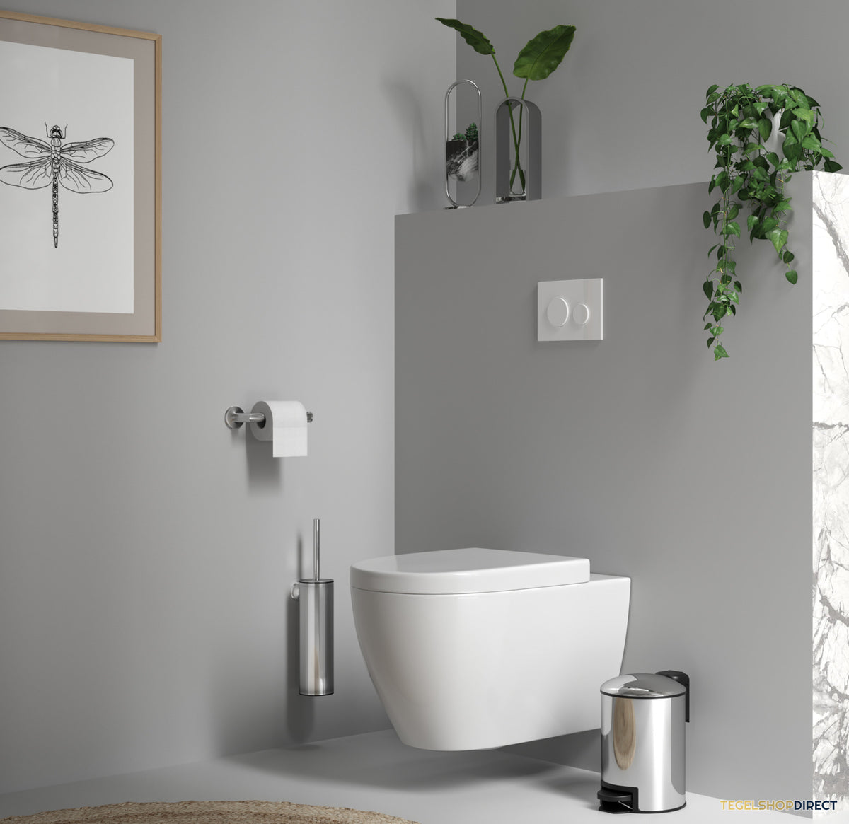 Toiletrolhouder Brauer Chrome Wandmontage Chrome – afbeelding 3