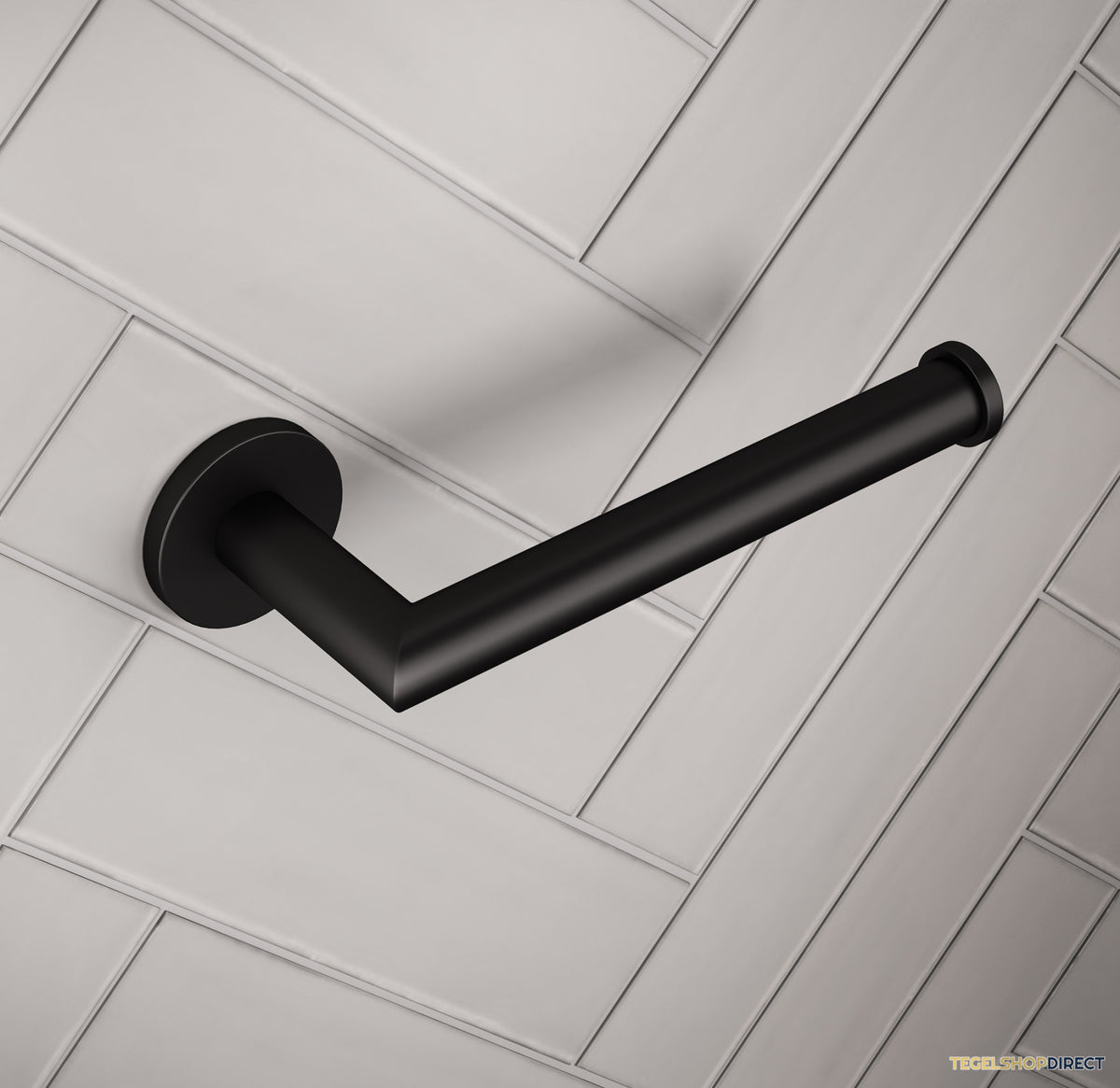 Toiletrolhouder Brauer Black Wandmontage met PVD coating Mat Zwart – afbeelding 2