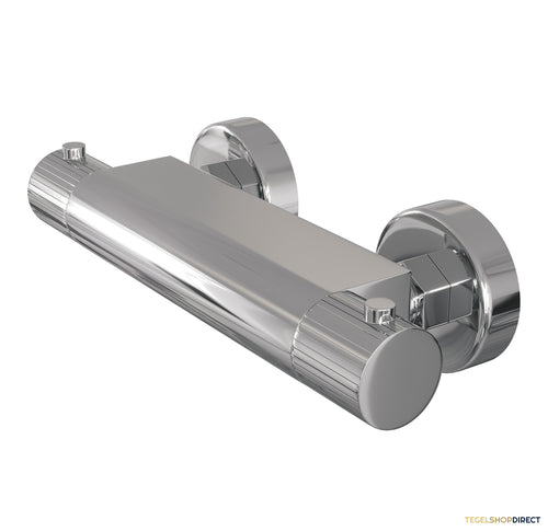 Brauer Stripe opbouw douche thermostaatkraan chroom