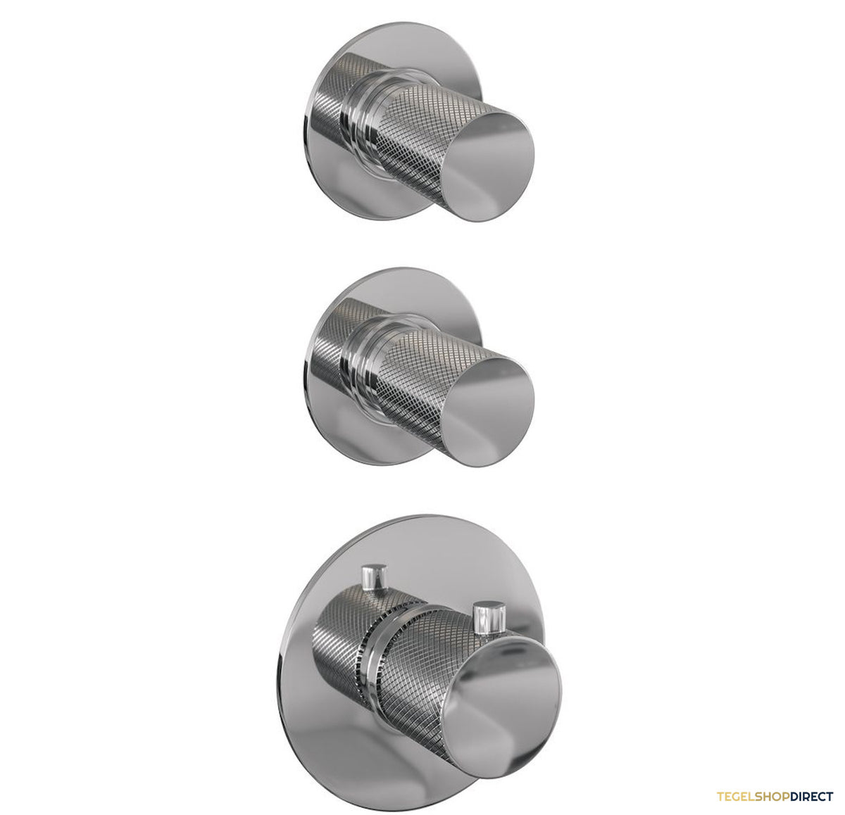 Thermostatische Inbouwdoucheset Brauer Carving Omstelknoppen Chroom (Alle Opties) – afbeelding 3