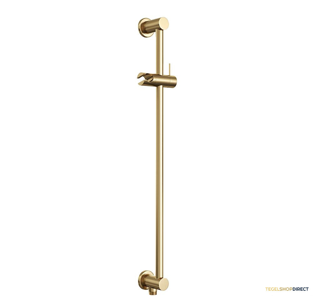 Regendoucheset Inbouw Brauer Gold Edition Thermostatisch 30cm met Wandarm, Glijstang en Handdouche Staaf Losse Stopkranen Geborsteld Goud – afbeelding 8