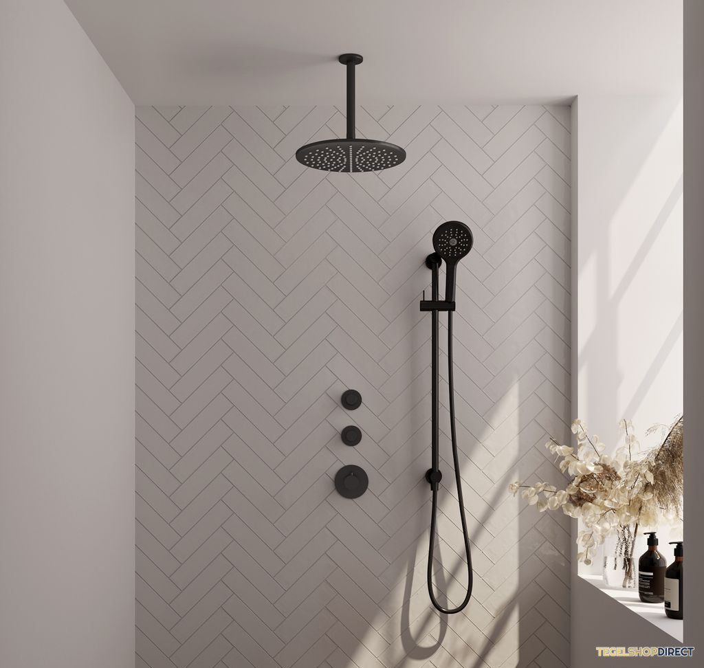 Thermostatische Inbouwdoucheset Brauer Black Edition Omstelknoppen (Alle Opties) – afbeelding 2