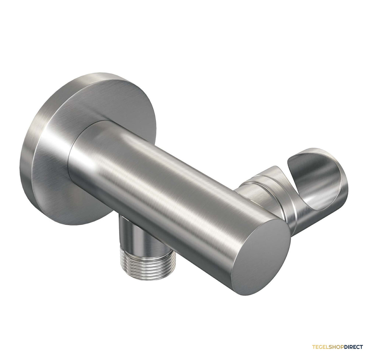 Inbouw Regendouche Set Brauer Brushed Edition Gebogen Wanduitloop Ronde Hoofddouche 30 cm Met Twee Stopkranen en Handdouche 3 Standen RVS Look – afbeelding 4