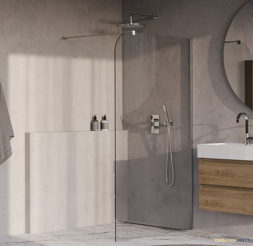 BRAUER Orion inloopdouche helder glas 120x200 incl. glascoating chroom