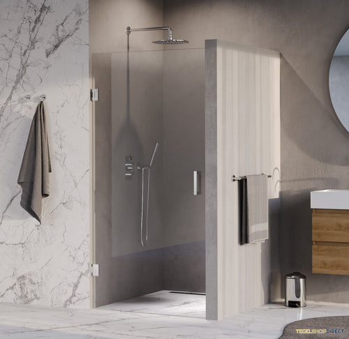 BRAUER Void nisdeur helder glas 90x200 omkeerbaar incl. glascoating chroom