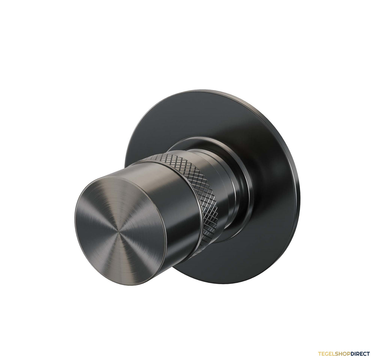 Inbouw Stopkraan Brauer Gunmetal Edition Rond 6.5 cm Messing Gunmetal