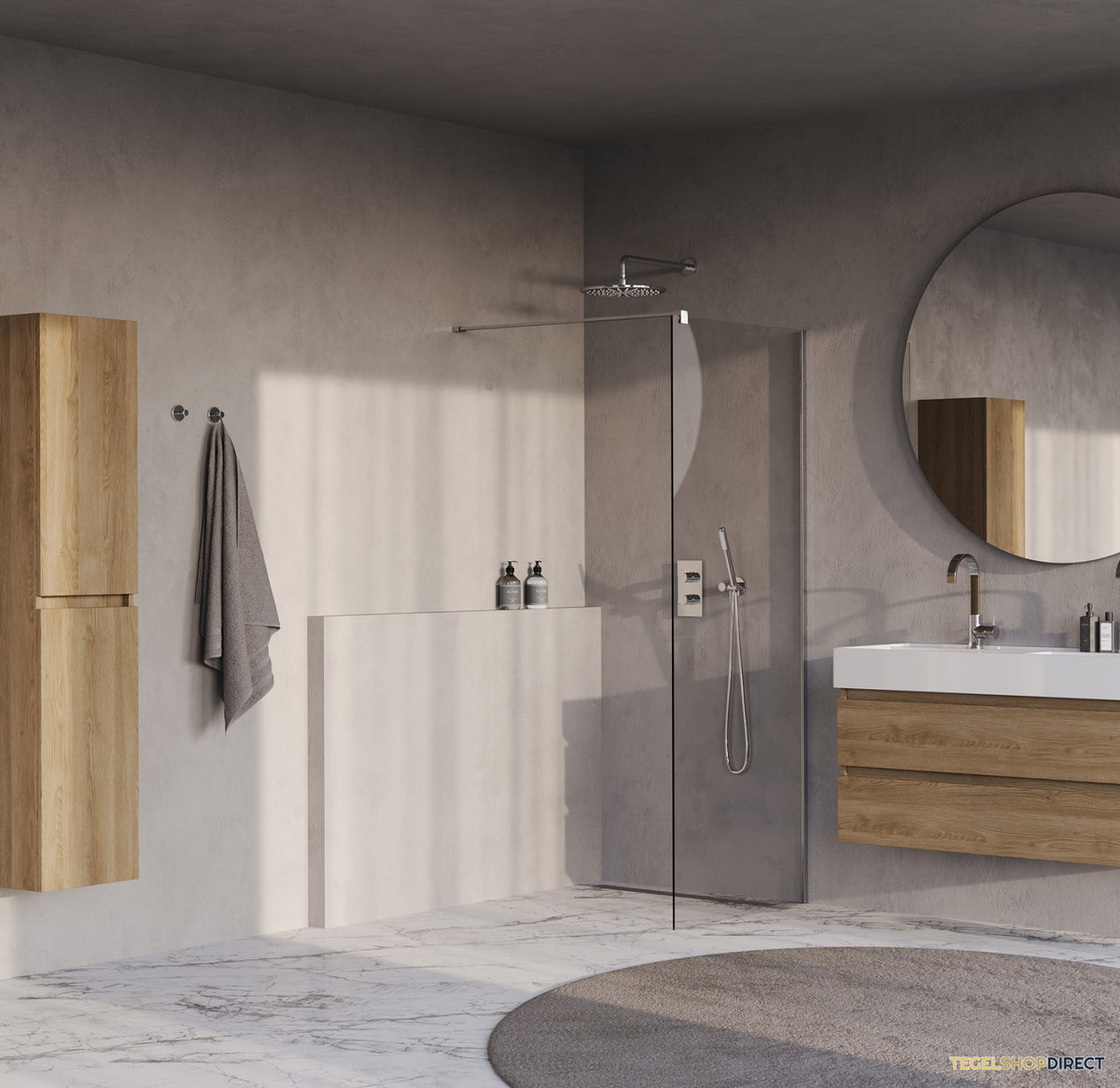 BRAUER Oblivion inloopdouche helder glas 70x200 incl. glascoating chroom – afbeelding 2