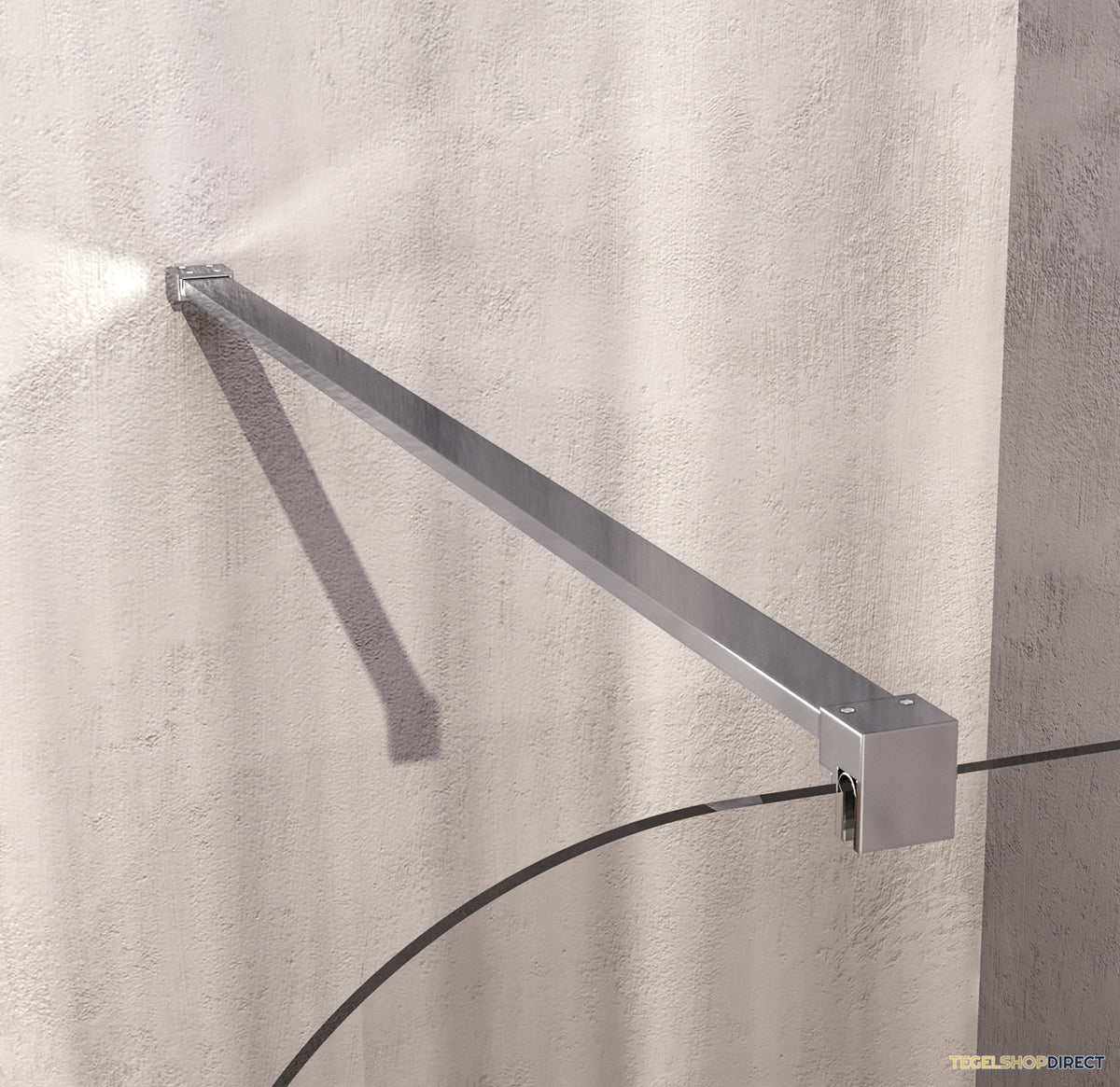 BRAUER Orion inloopdouche helder glas 100x200 incl. glascoating chroom – afbeelding 3