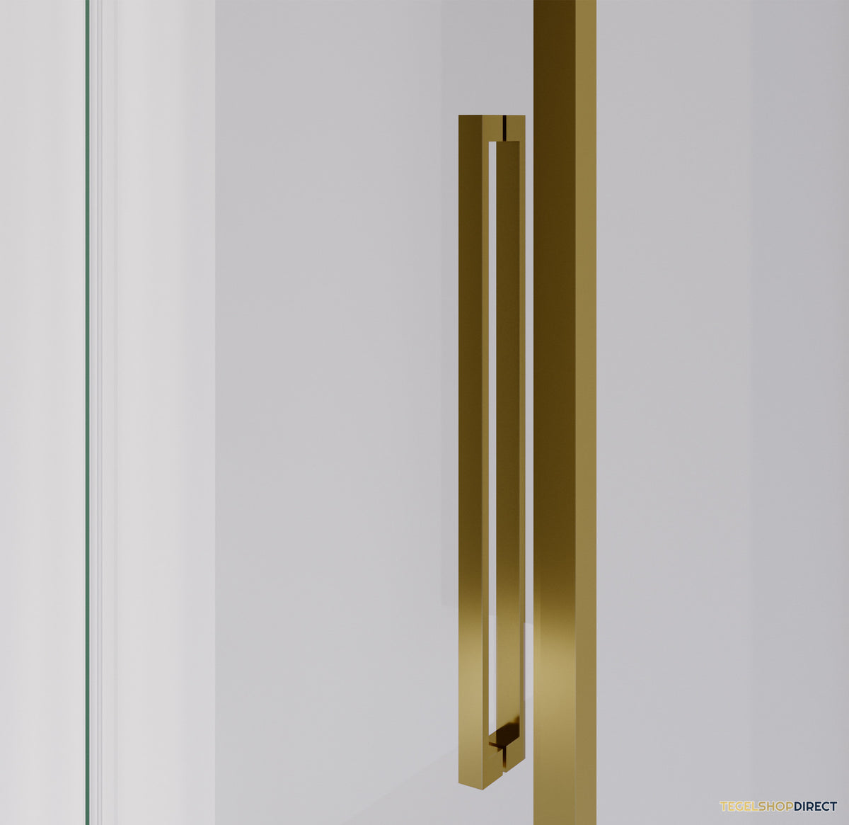 BRAUER Season douchecabine model B met schuifdeur helder glas 120x90x200 omkeerbaar incl. glascoating Season-Goud – afbeelding 3