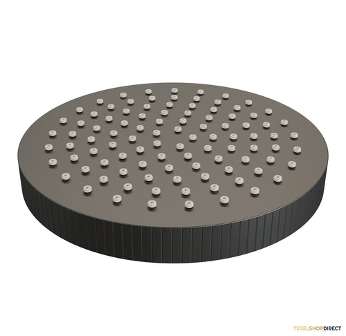 Brauer Stripe regendouchekop Diameter 25 cm mat zwart