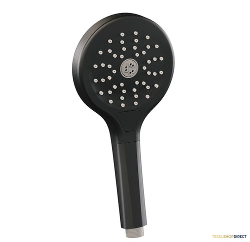 Handdouche Brauer Black 3 Standen 22 cm Mat Zwart